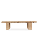 Elm wood coffee table