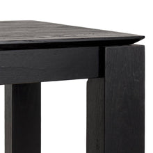 Load image into Gallery viewer, Oak table boxy black