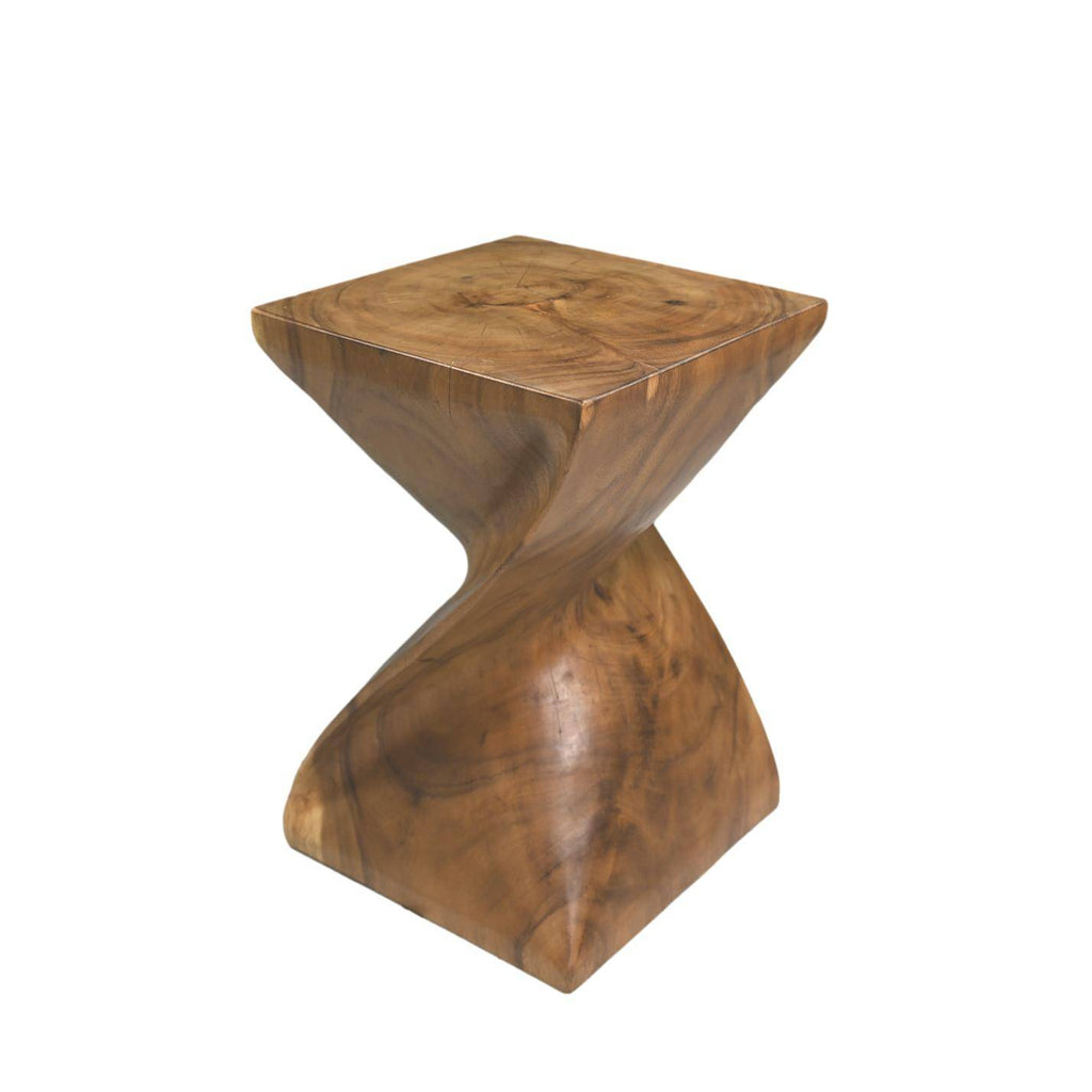 Square Side Table-30x30x43-Natural-Munggur