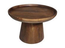 Load image into Gallery viewer, Round Side Table Drum-60x60x40-Brown-Mango