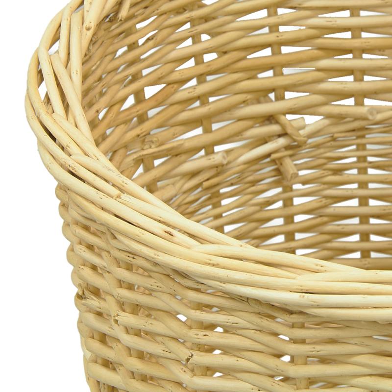 White willow laundry baskets