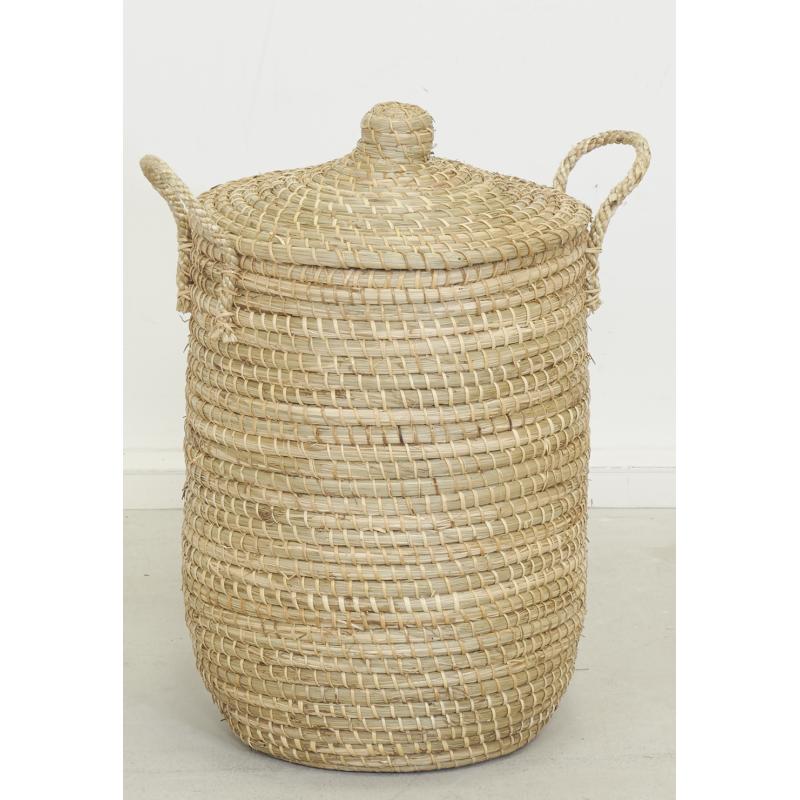 Set of 5 seagrass storage baskets