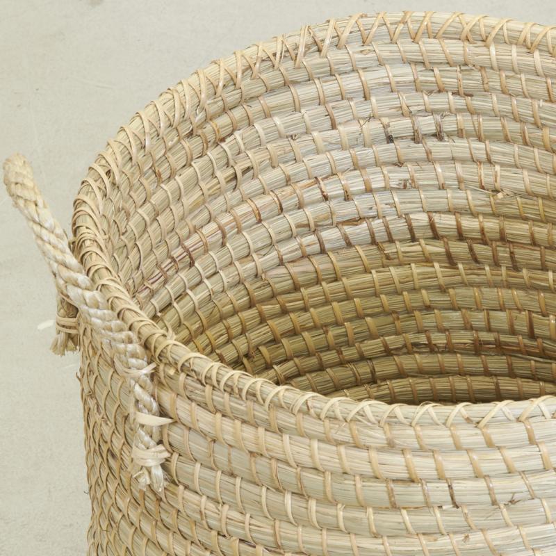 Set of 5 seagrass storage baskets