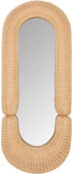 Loop Mirror Rattan L