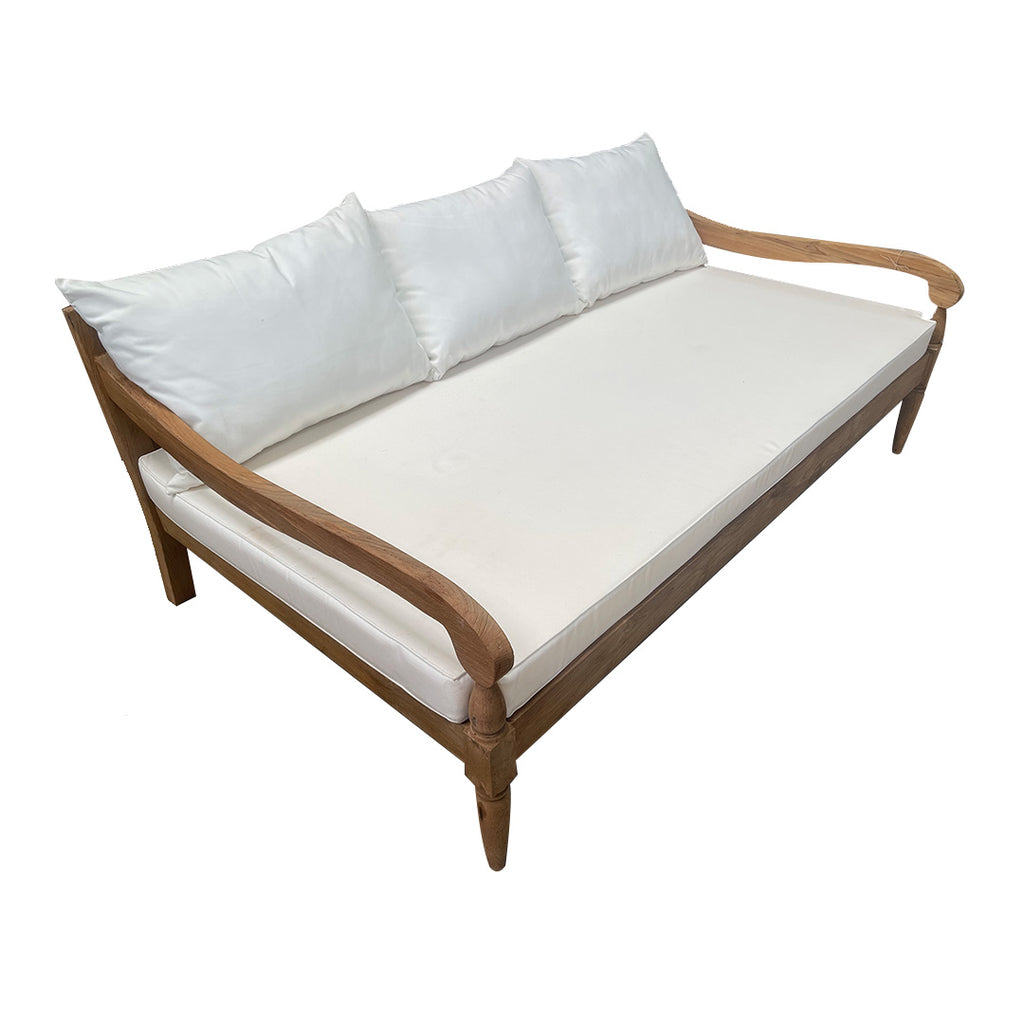 Sofa bench in teak wood