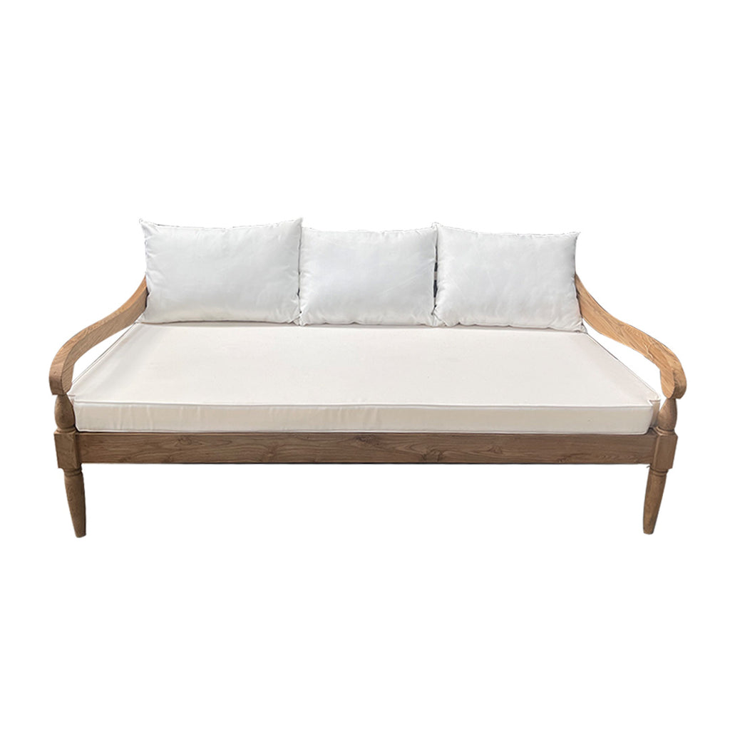 Sofa bench in teak wood