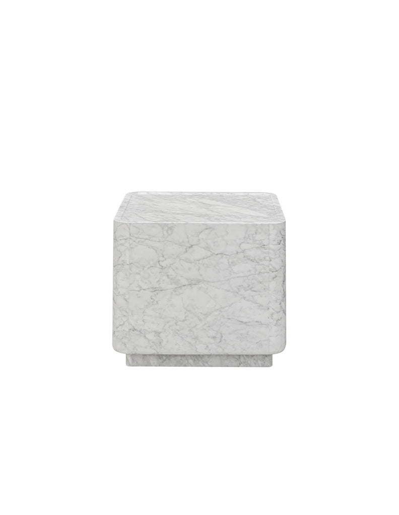 Marble Block Side Table