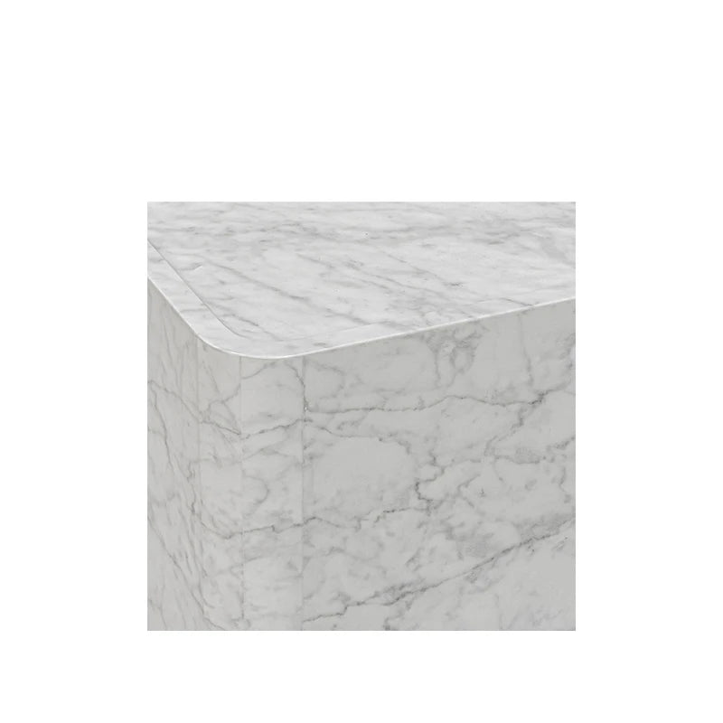 Marble Block Side Table