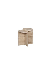 Load image into Gallery viewer, Travertine Side Table