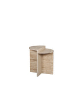 Load image into Gallery viewer, Travertine Side Table