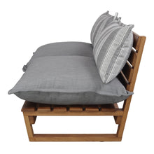 Load image into Gallery viewer, WOODEN LOUNGE BENCH WITH CUSHIONS