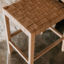 Load image into Gallery viewer, OAK KITCHEN STOOL