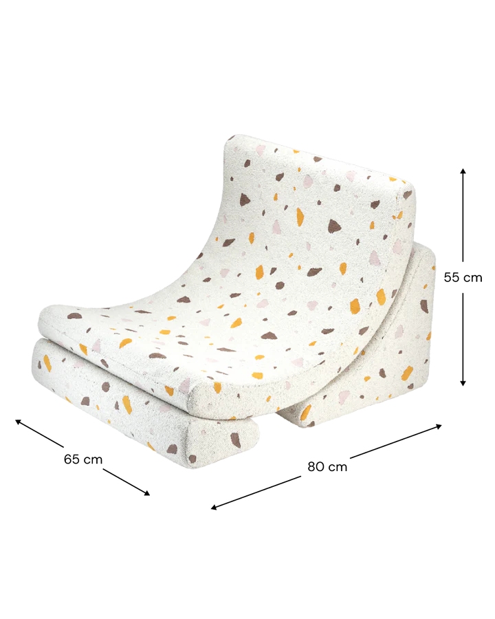 Terrazzo Marble Moon Chair