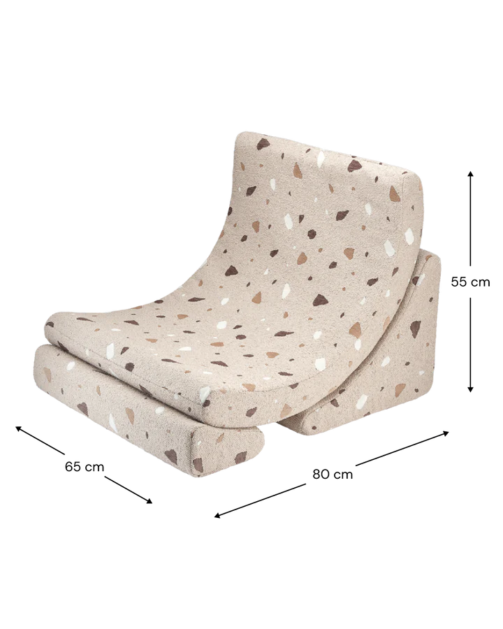 Terrazzo Sand Moon Chair