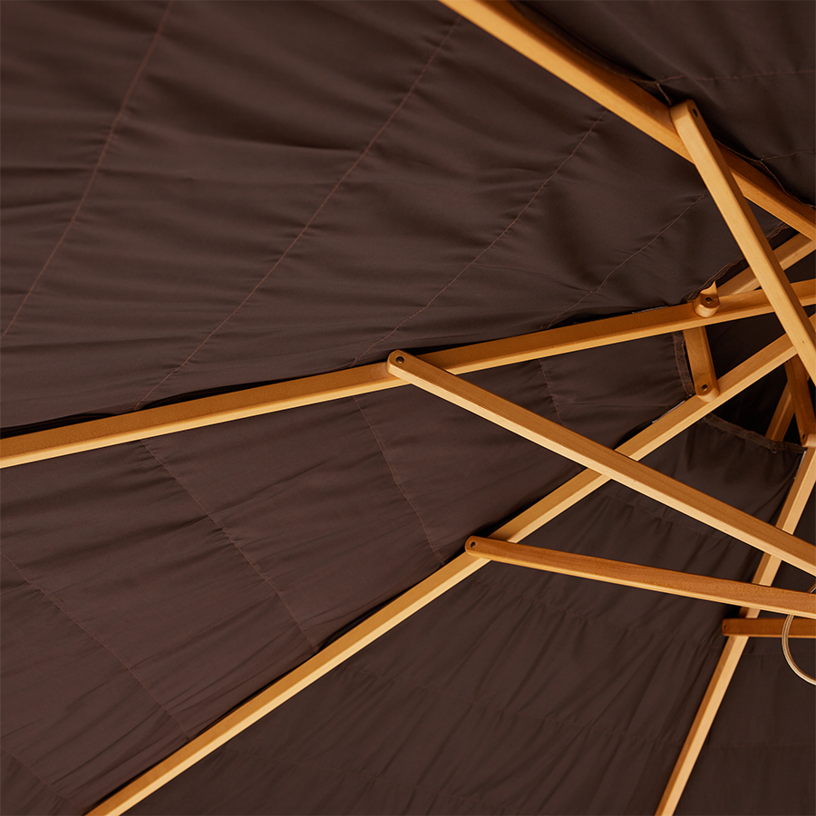 Raffia patio umbrella