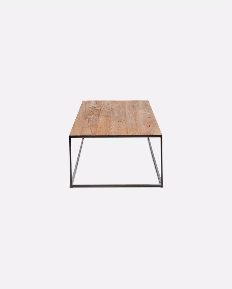 Recycled Teak Wood Coffee table 120 x 60 x 35 cm