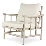 Aluminium outdoor armchair