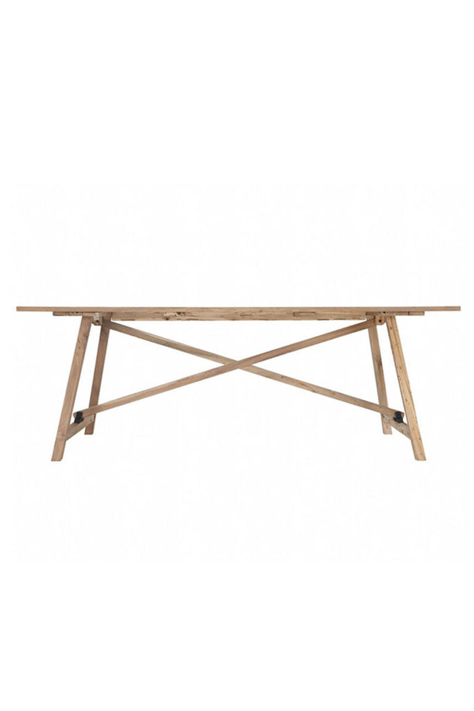 Recycled Teak dining table 220x90x77cm