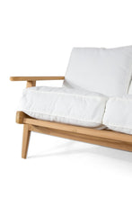 Laden Sie das Bild in den Galerie-Viewer, Teak Sofa 135x88x74