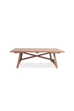 Recycled teak coffee table 140x80x41