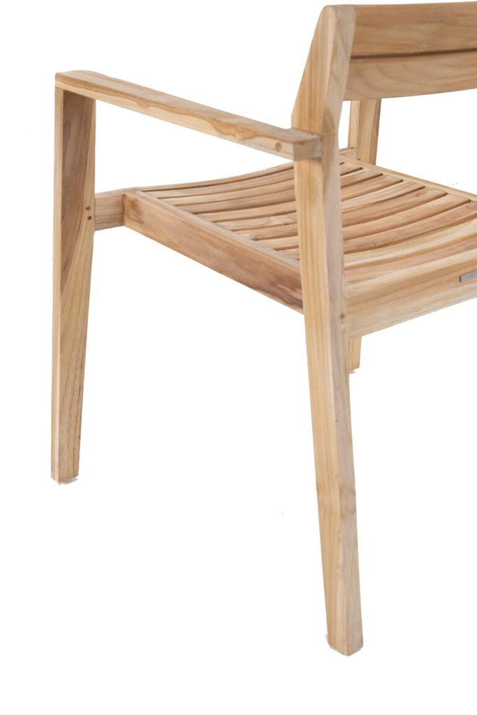 Teak dining chair 67x63x66cm