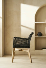 Load image into Gallery viewer, Rope armchair black