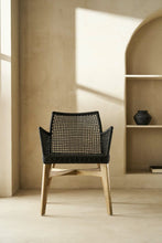 Load image into Gallery viewer, Rope armchair black