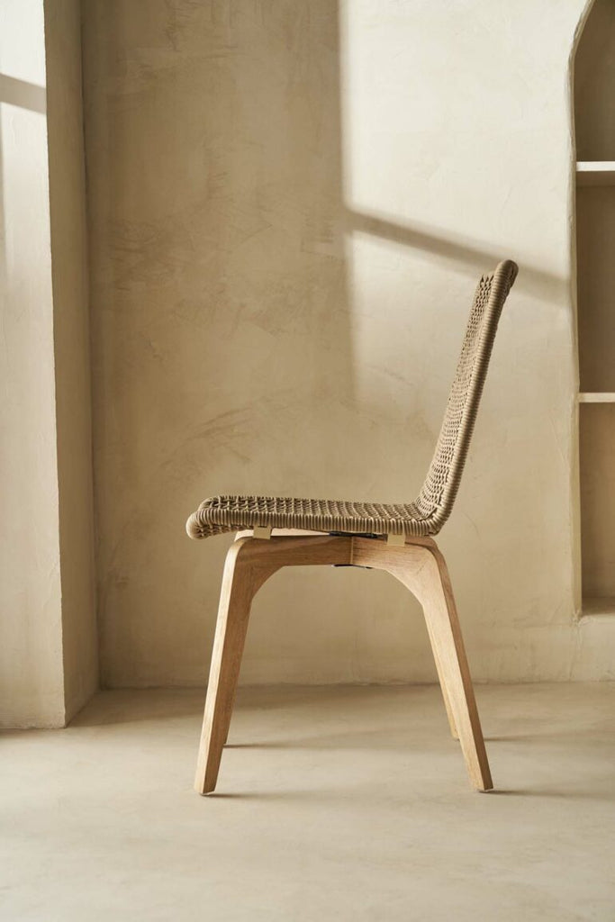 Rope dining chair