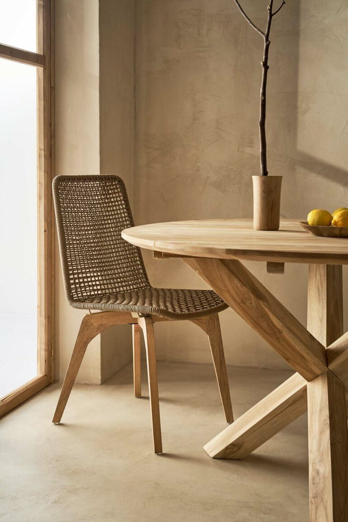 Rope dining chair