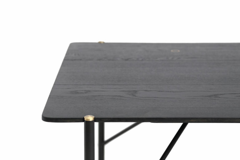 Black dining table 200x93x75cm