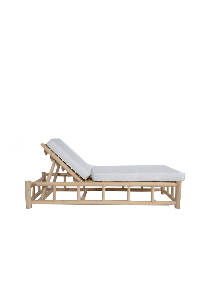 TEAK SUN LOUNGER