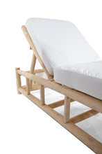 Charger l&#39;image dans la galerie, TEAK SUN LOUNGER