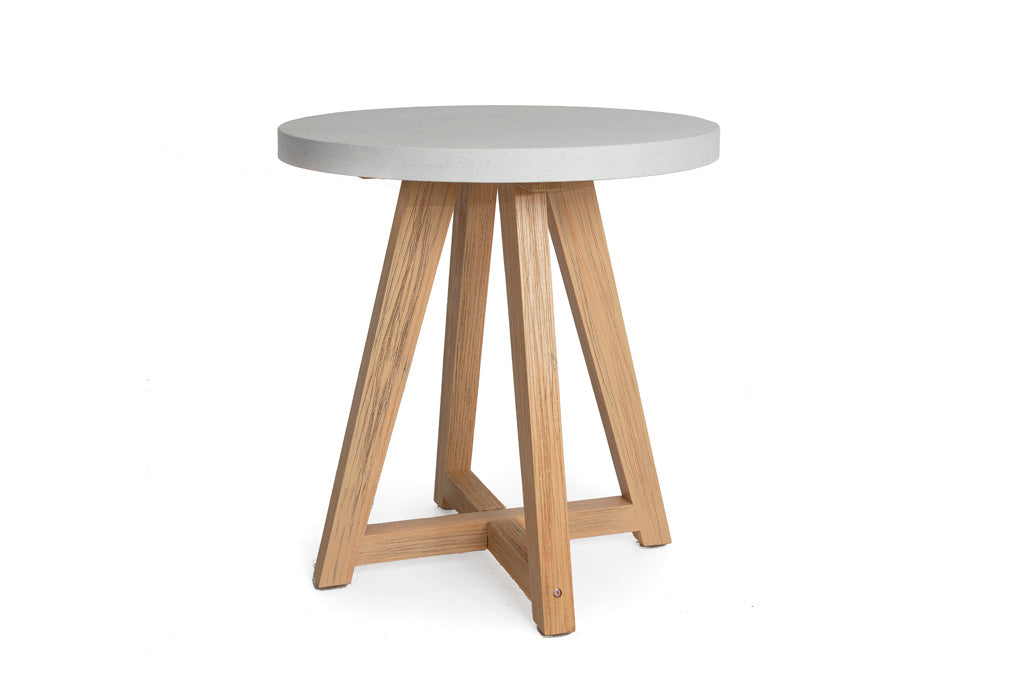 Bistro Terazzo Table White (70x70x75)