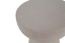 Carica l&#39;immagine nel visualizzatore di Gallery, Resin side table grey 41x54cm