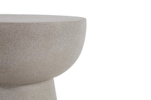 Carica l&#39;immagine nel visualizzatore di Gallery, Resin side table grey 41x54cm