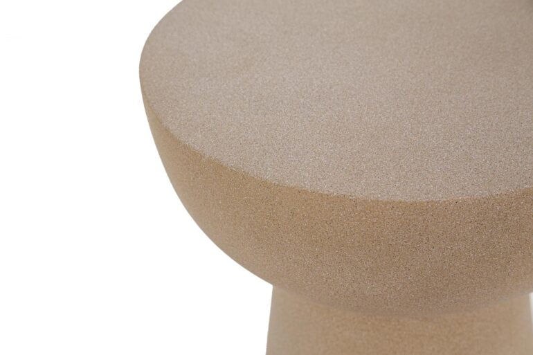 Resin side table Sand 41x54cm