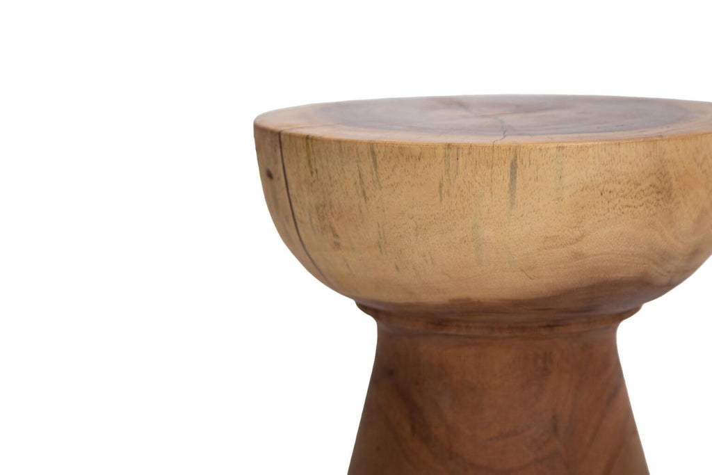 Solid Suar Stool Natural