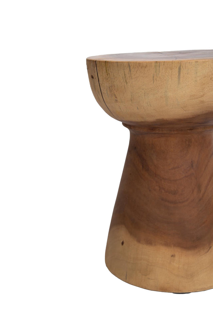 Solid Suar Stool Natural