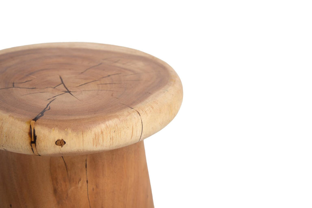 Solid Suar Stool Natural