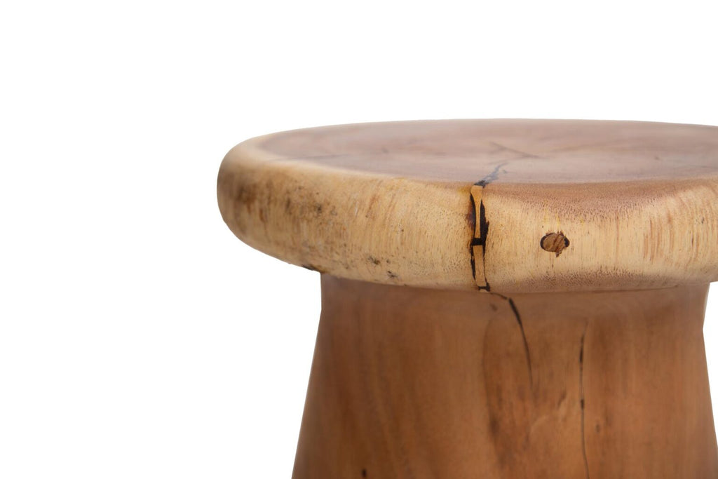 Solid Suar Stool Natural