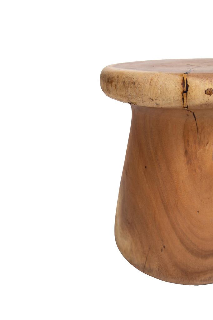 Solid Suar Stool Natural