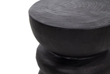 Load image into Gallery viewer, Solid Suar Stool Black