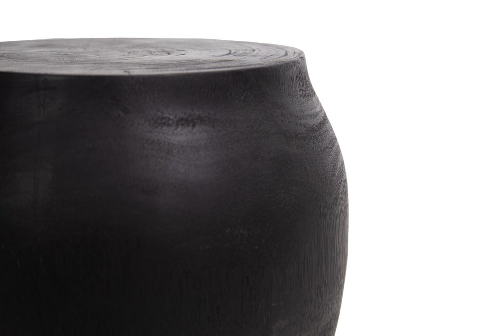 Solid Suar Stool Black