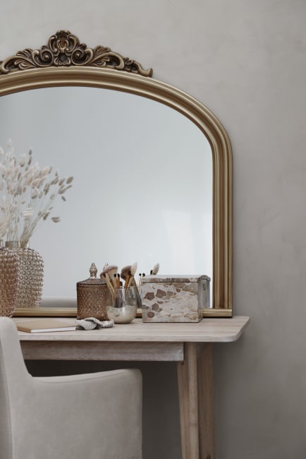 Halene mirror H108xW91 cm. light gold