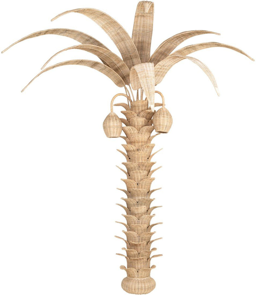 Palm Tree Wall Lamp Rattan