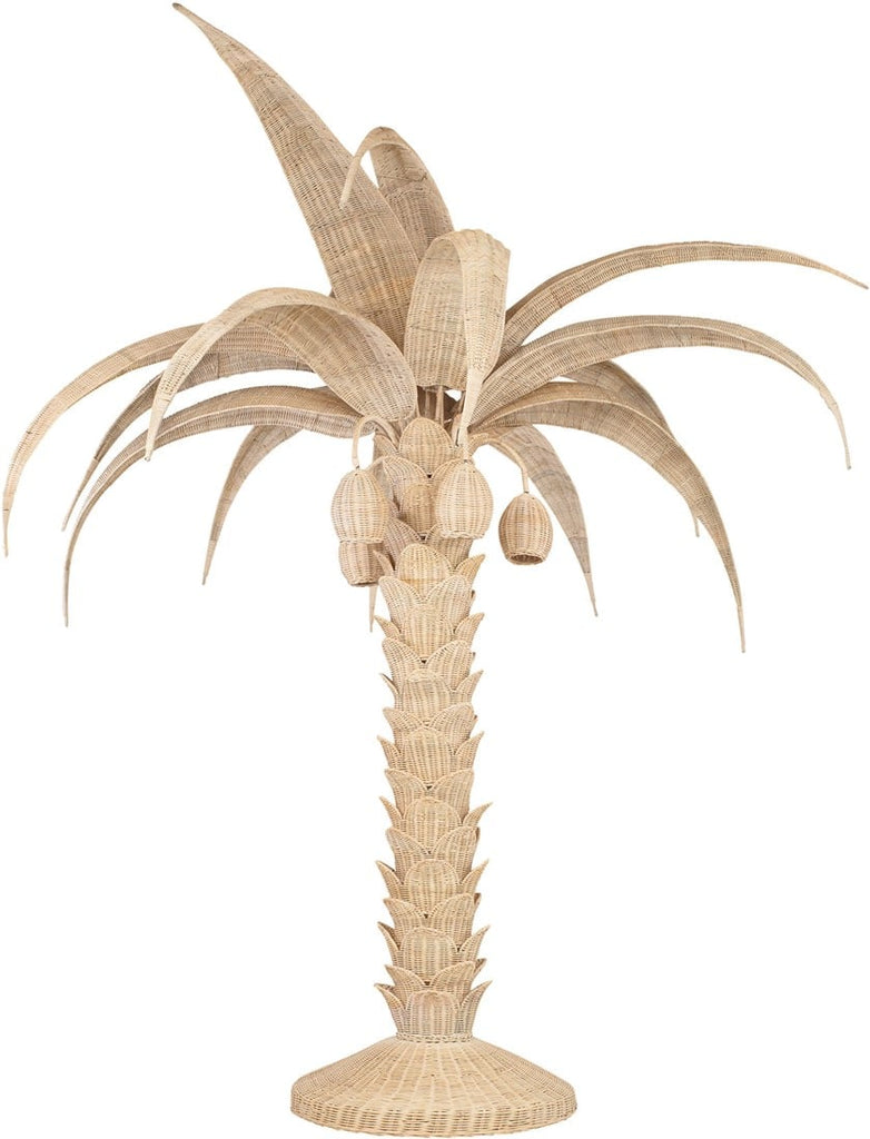 Palm Tree Lamp Rattan