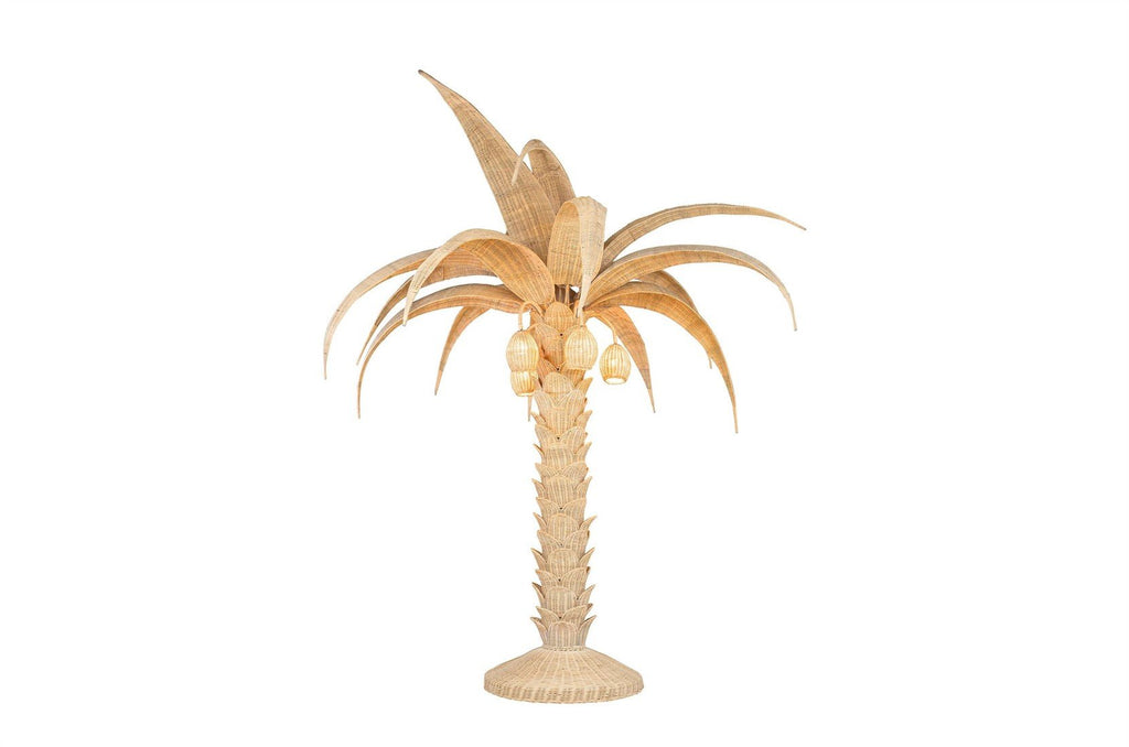 Palm Tree Lamp Rattan