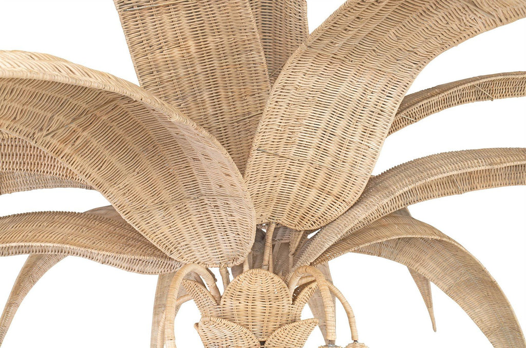 Palm Tree Lamp Rattan