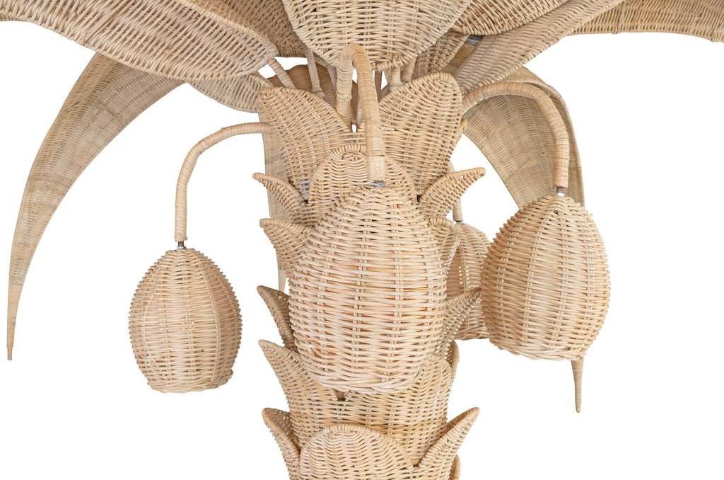 Palm Tree Lamp Rattan