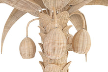 Load image into Gallery viewer, Palm Tree Lamp Rattan